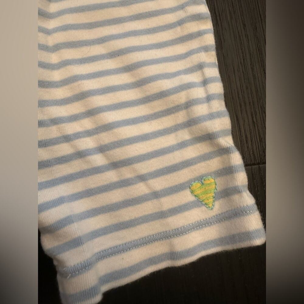 Pottery Barn Kids Striped 100% Cotton Pants Size 6 - 12 Months - Picture 7 of 7